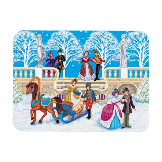 Magnet Flexible Promenade hivernale (Horizontal)