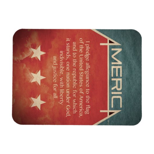 Magnet Flexible Promesse d'allégeance (Horizontal)