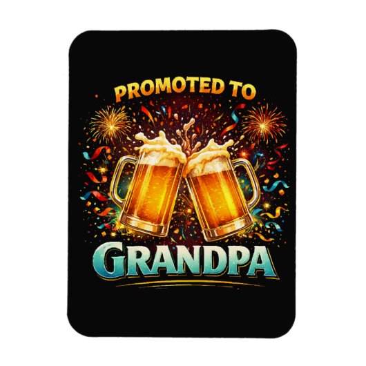 Magnet Flexible Promoted To Grandpa Future (Vertical)