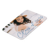 Magnet Flexible Promotion Moderne de 2026 Diplômée Écriture Bleue (Côté Gauche)