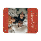 Magnet Flexible Propager Joie, pas Germs Photo de vacances (Horizontal)