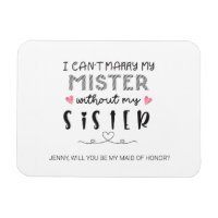 Proposition de soeur bridesmaid