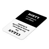 Magnet Flexible Propre ou sale - ces plats sont propres (Côté Gauche)