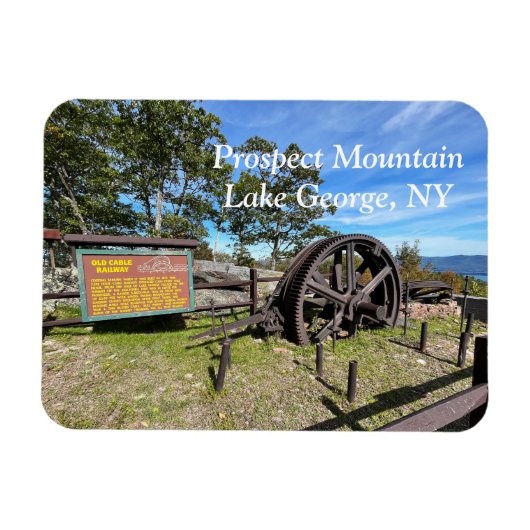 Magnet Flexible Prospect Mountain dans Lake George New York (Horizontal)
