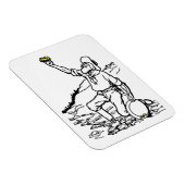 Magnet Flexible Prospecteur Gold Miner (Côté Droit)
