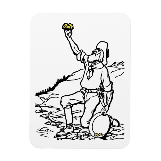 Magnet Flexible Prospecteur Gold Miner (Vertical)