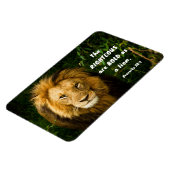 Magnet Flexible Proverbes 28:1 Les justes sont Téméraires comme un (Côté Gauche)