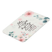 Magnet Flexible Proverbes 31:25 Elle est habillée de force (Côté Gauche)