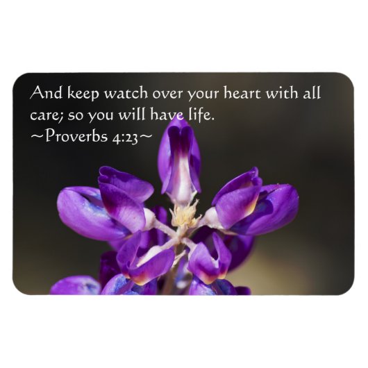 Magnet Flexible Proverbes 4:23 (Horizontal)