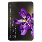 Magnet Flexible Proverbes 4:23 (Vertical)