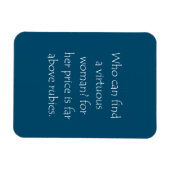 Magnet Flexible Proverbes de citations d'écriture 31 10 (Horizontal)