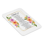 Magnet Flexible Psalm 23 Floral Geometric Frame (Côté Droit)