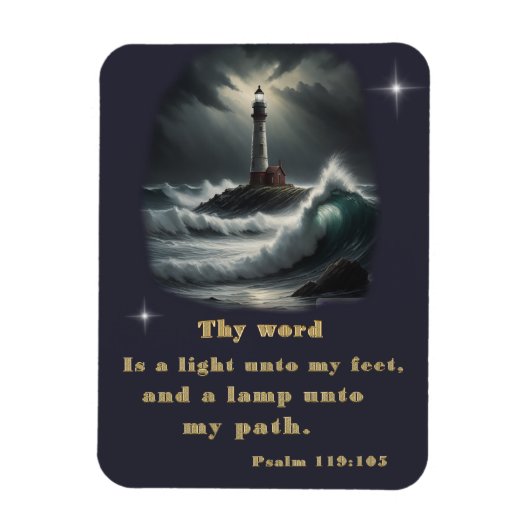 Magnet Flexible Psaume 119 verset biblique (Vertical)