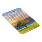 Magnet Flexible Psaume 23 Aquarelle Arbre vert (Côté Droit)