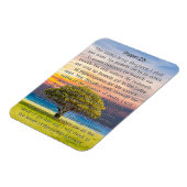 Magnet Flexible Psaume 23 Aquarelle Arbre vert (Côté Gauche)