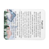 Magnet Flexible Psaume 23 Aquarelle Montagnes blanches (Horizontal)