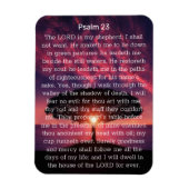 Magnet Flexible Psaume 23 Arbre couché de soleil (Vertical)