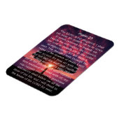 Magnet Flexible Psaume 23 Arbre couché de soleil (Côté Gauche)