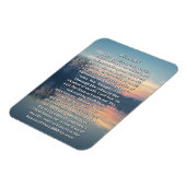 Magnet Flexible Psaume 23 Lac Sunset Religieux (Côté Gauche)