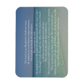 Magnet Flexible Psaume 23 Le Seigneur est Mon Berger Belle Plage (Vertical)