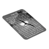 Magnet Flexible Psaume 23 Mouette de coucher de soleil monochrome (Côté Droit)