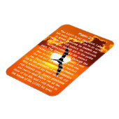Magnet Flexible Psaume 23 Orange Sunset Seagull (Côté Gauche)