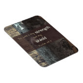 Magnet Flexible Psaume 28:7 Force et aimant bouclier (Côté Droit)