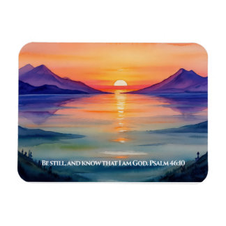 Magnet Flexible Psaume 46:10 Restez tranquille, et sachez que je s