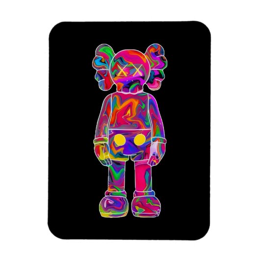 Magnet Flexible Psychedelic Kaw (Vertical)