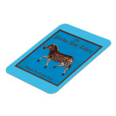 Magnet Flexible Pub anglais Polka Dot Zebra (Côté Gauche)