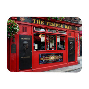 Magnet Flexible Pub rouge de barre de temple à Dublin
