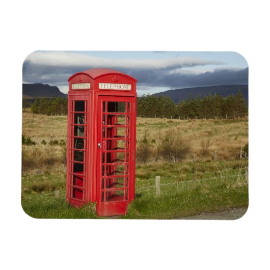Magnet Flexible Public Phone Box, Ellishadder, près de Staffin, (Horizontal)
