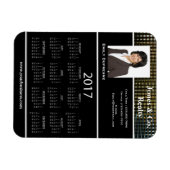Magnet Flexible Publicité commerciale/promotion 2017 Calendrier II (Horizontal)
