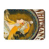 Magnet Flexible Publicité d'Alphonse Mucha Vintage Whitman (Horizontal)