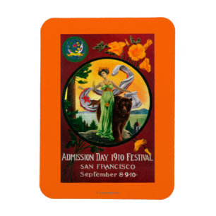 Magnet Flexible Publicité de jour d'admission, festival d'état