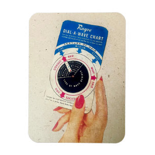 Magnet Flexible Publicité de magazine pour gadget de coiffure rétr