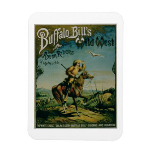 Magnet Flexible Publicité pour 'Buffalo Bill's Wild West and Co