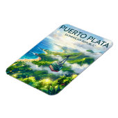 Magnet Flexible Puerto Plata République dominicale (Côté Gauche)