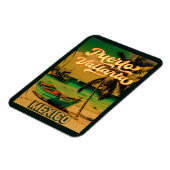 Magnet Flexible Puerto Vallarta Mexique Souvenirs Vintages 60s (Côté Gauche)