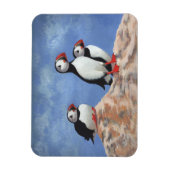 Magnet Flexible Puffin Trio (Vertical)
