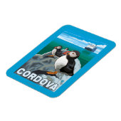 Magnet Flexible Puffins & Cruise Ship - Cordova, Alaska (Côté Gauche)