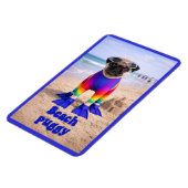 Magnet Flexible Puggy de la plage (Côté Gauche)