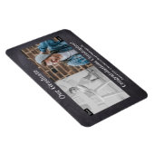 Magnet Flexible Puis et maintenant Graduate Photo Graduate (Côté Droit)