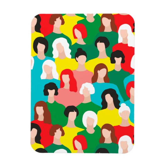 Magnet Flexible Puissance des femmes (Vertical)