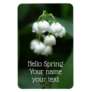 Magnet Flexible Puissent des lis blancs