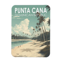 Punta Cana République Dominicaine Travel Art Vinta