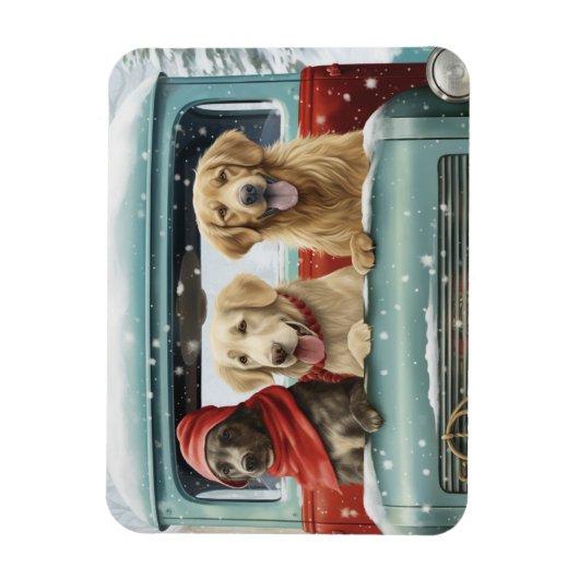 Magnet Flexible Pups de vacances (Vertical)