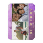 Magnet Flexible Purple and Gold Be Joyeux Abstrait photos multiple (Vertical)