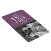 Magnet Flexible Purple Binary Code Photo Enregistrer l'aimant Date (Côté Droit)
