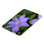 Magnet Flexible Purple Clematis Gratitude (Côté Gauche)